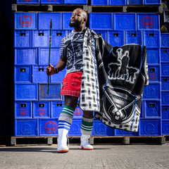 Young Basotho Designers - Leisa | Black/Natural/Royal