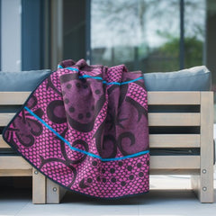 Woollen Basotho - Seanamarena - Chromatic | Brown/Pink/Peacock
