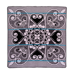 Woollen Basotho - Victoria England - Pelo Ea Morena | Black/Silver/Peacock