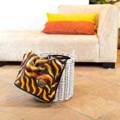 Woollen Basotho - Victoria England - Flame | Brown/Blk/Yolk/Gold