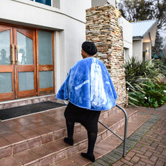 Church Blankets - Wearing Cape - Blessed Mother | Marina/Natural