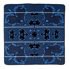 Woollen Basotho - Motlatsi - Khosana | Black/Cobalt/Natural