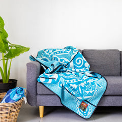 Woollen Basotho - Marona | Peacock/Natural/Black