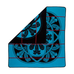 Woollen Basotho - Victoria England - Crest | Black/Peacock/Scarlet