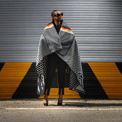 Young Basotho Designers - Kobo Ea Poloko | Black/Natural/Scarlet