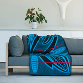 Woollen Basotho - Seanamarena - Poone | Black/Peacock/Scarlet