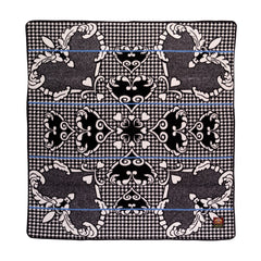 Woollen Basotho - Motlatsi - Khosana | Black/Natural/Cobalt