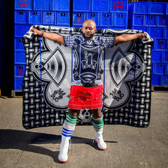 Young Basotho Designers - Leisa | Black/Natural/Royal