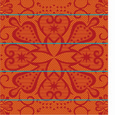 Woollen Basotho - Seanamarena - Chromatic | Scarlet/Yolk/Peacock