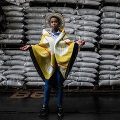Young Basotho Designers - Ngoale | Gold/Natural/Scarlet