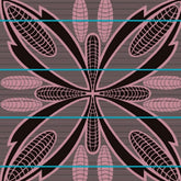 Woollen Basotho - Seanamarena - Poone | Brown/Pink/Peacock