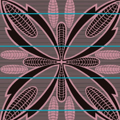 Woollen Basotho - Seanamarena - Poone | Brown/Pink/Peacock