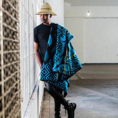 Young Basotho Designers - Majabajaba | Black/Peacock/Gold
