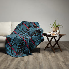 Mini Khotso Acrylic | Ntjhe Poone | Black/Peacock/Scarlet