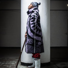 Young Basotho Designers - Lipere tsa Pitso | Black/Lilac/Natural