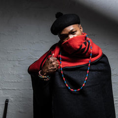 Young Basotho Designers - Lerato la Basotho | Black/Scarlet