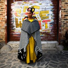 Young Basotho Designers - Kobo Ea Poloko | Black/Natural/Scarlet