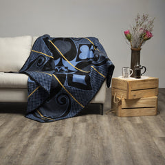 Mini Khotso Acrylic | Cards | Black/Cobalt/Gold.