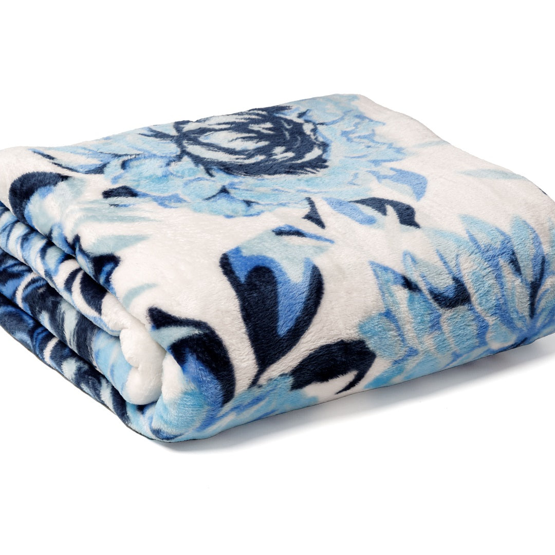 Faux Mink Bella - Grace | Navy/Saxe