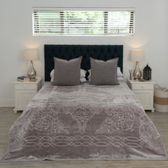 Faux Mink Bella - Plain | Medium Grey