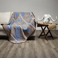 Mini Khotso Acrylic | Ntjhe Poone | Cobalt/Corn/Natural