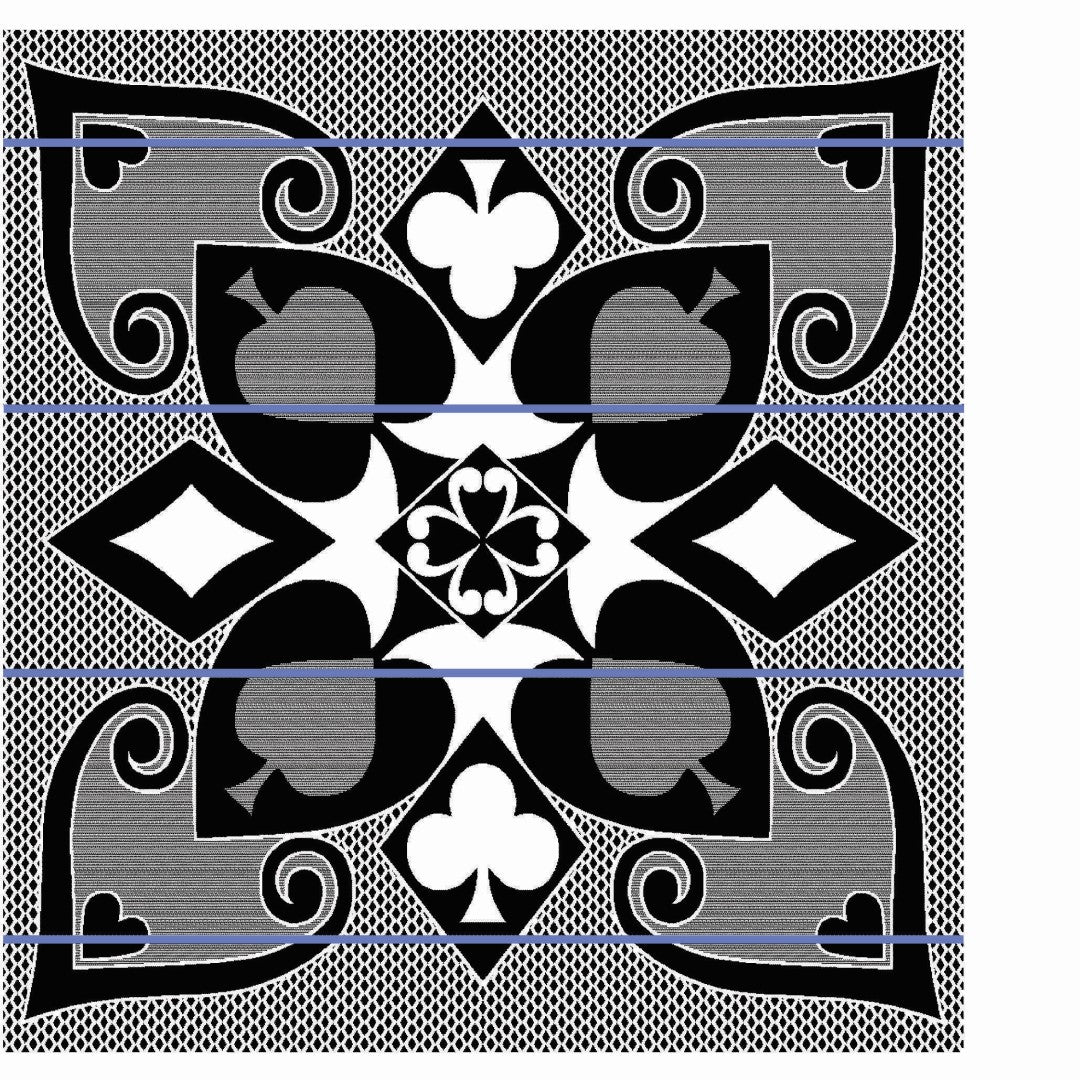 Mini Khotso Acrylic | Cards | Black/Natural/Cobalt