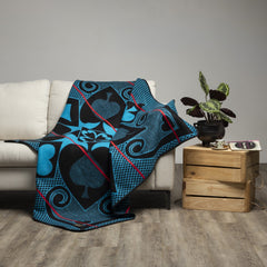 Mini Khotso Acrylic | Cards | Black/Peacock/Scarlet