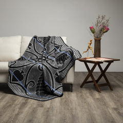 Mini Khotso Acrylic | Ntjhe Poone | Black/Natural/Cobalt