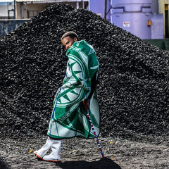 Young Basotho Designers - Sabole | Emerald/Natural/Royal