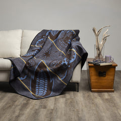 Mini Khotso Acrylic | Mojalefa | Brown/Cobal/Gold