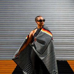 Young Basotho Designers - Kobo Ea Poloko | Black/Natural/Scarlet